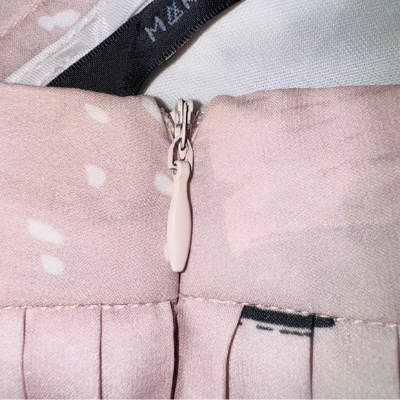 Marc Bouwer Pink and Black Pleated Midi Skirt - Picture 5 of 5